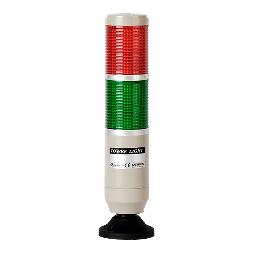 Световая колонна постоянного свечения красного и зеленого цвета с питанием 24 вольта MT5B-2ALG-RG