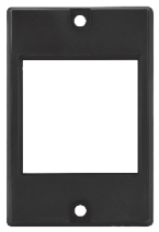 Артикул FGB48-BL Декоративная рамка чёрная для крепления приборов с размерами передней панели 48х48 Для отверстий 45х45
