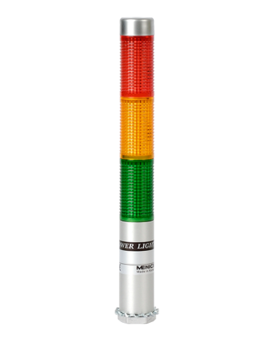Сигнальная колонна PLDSF-202-RG. Цвет светодиодных индикаторов : Красный , желтый , зеленый